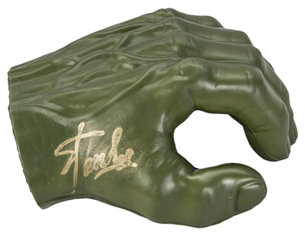 Stan Lee Autographed "Incredible Hulk" Hand (PSA/DNA)
